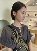 タイトボブ×うぶ毛バング