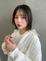 ロンドプランタン 恵比寿(Lond Printemps)&nbsp;ミディアムメルティカラー×ブリーチなしボブ韓国［恵比寿］