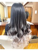 シルバーバレイヤージュ風
