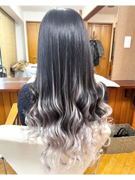 エクステンション クーチャー(Extention Cu'cha) シルバーバレイヤージュ風