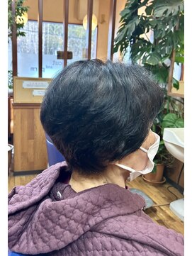 髪工房 グレイカラーショート