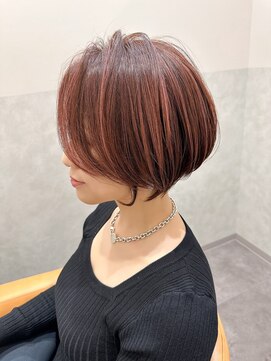 カロン バイ ジーナ 柏の葉キャンパス(Kalon by Zina) ハイライト×ピンクオレンジ【kalon柏の葉キャンパス  安藤渉】