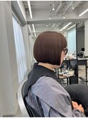 丸みショート髪質改善ボブ縮毛矯正レイヤー20代30代40代[表参道]