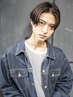 【上野指名限定】メンズカット+韓国風パーマ+トリートメント　￥7500