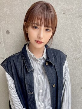 アッシュ 成瀬店(Ash) ショートレイヤー×外ハネ