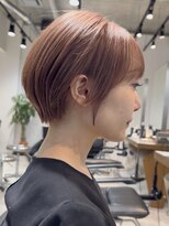 エリマ 横浜西口(elima) 横浜西口ダブルカラーレイヤーボブウルフショートベージュ20代