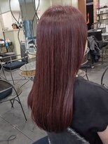 シュシュ(chou＊chou)&nbsp;20代30代/ピンクカラー/縮毛矯正/ストレート/艶カラー