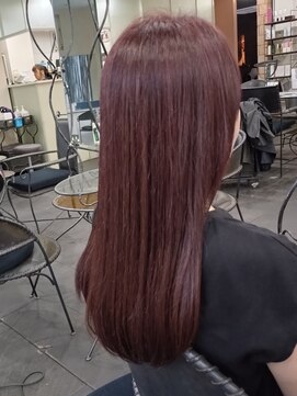 シュシュ(chou＊chou) 20代30代/ピンクカラー/縮毛矯正/ストレート/艶カラー