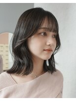 クム(kumu) 縮毛矯正/レイヤーカット/前髪/顔まわり/韓国艶髪
