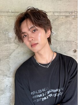 サイン メンズ 渋谷(SIGN men's) フェザーパーマダウンパーマニュアンスパーマセンターパート