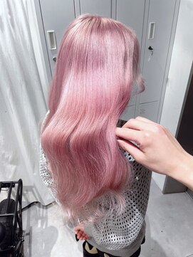 ベレーザ 渋谷(BELEZA) 17908コーラルピンクワンホンレイヤーダスティピンク韓国巻き