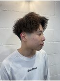 メンズカットテーパーフェードスキンフェードツイストスパイラル