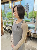 イロプラスソイ(iro + soi)&nbsp;レイヤーボブ×オリーブグレージュ！　iro+soiオオミダ！
