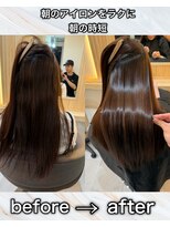 アトレ 南堀江店(attrait) 朝全体をアイロン入れている方にラクをしっていただきたい