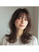コトンアトリエ 人形町(COTON atelier)&nbsp;ミルクティーブロンド/ダークブルー/デジタルパーマ/人形町