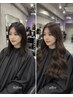 【人気No2】新技術6Dヘアエクステ45cm60本~+カット+カラー¥27800~