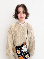 ワンエルディーケーヘアー(1LDK hair) ドライパーマ×シナモンベージュ