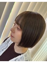 セットアップ 倉敷美和店(SET-UP) 切りっぱなしボブオリーブニュアンスウルフ