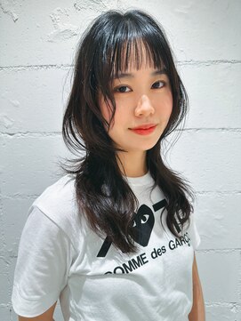 ブランコ 名古屋栄(BLANCO) シャギーカット レイヤーカット オン眉 夏仕様 人気