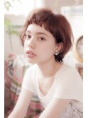 ショートバングに合わせる 大人かわいい 小顔ショートボブ Belle
