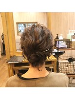 ヘアーアトリエ アンル(hair atelier anle) シニヨン