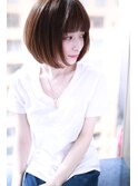 大人　かわいい　小顔　ナチュラルボブ【Cloud zero】