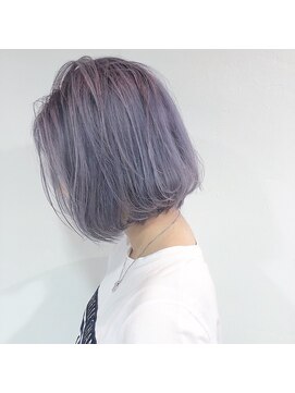 クラン(clan) clan<インディゴシルバー×切りっぱなしボブ>