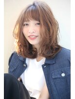 マリアバイアフロート(Maria by AFLOAT) 【重山】30,40代くびれセミディ無造作カール3Dカラーセミロング