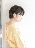 黒髪/ボブルフ/ネビージュ/小顔/ワンレン/銀座