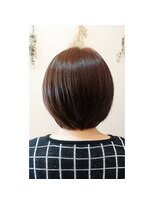 ナチュラル(Natural) 艶髪カラーでツヤツヤショートボブ【多賀城塩釜中野栄】