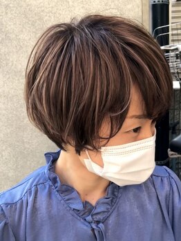 アンドワン 朝霞店(and one)の写真/骨格に合わせた提案と、お手入れしやすい再現性の高いスタイルを約束！似合わせショートならand one*まで☆