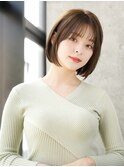 前髪あり大人小顔ボブ20代30代40代【AIN.表参道】川原大地
