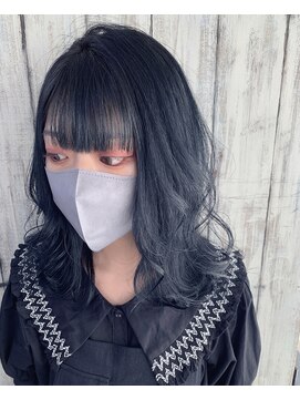 ヘアスタジオニコ(hair studio nico...) ネイビー