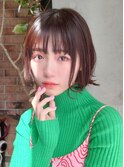 【マノハル スタイル】ミニボブ×外はね