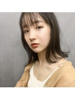 トレワ(trewa)&nbsp;ナチュラルミディ×オリーブベージュ【札幌大通り美容室trewa】