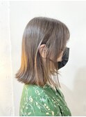 20代30代大人のグレージュ_外はねロブ