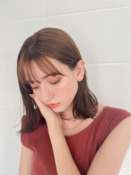 リトル 渋谷(little) 小顔シースルーバングくびれミディアム