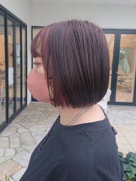 アブニールドール 大山台店 フェイスフレーミング×ミニボブ