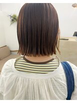 キー(kii) ボブ　切りっぱなしボブ　肩上ボブ　20代　福岡　天神　薬院