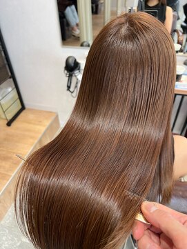 アディクト 東陽町西口(addict) ツヤツヤ髪になる髪質改善＿チョコブラウン＿ロング［東陽町］