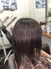 似合わせカット＋縮毛矯正＋3stepトリートメント　