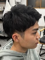 フゥ 宇都宮(FeU)&nbsp;波巻きパーマツイストスパイラルパーマメンズマッシュパーマ