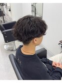 ［BRIGHT］マッシュ×波巻きパーマ［静岡/メンズ/静岡駅］