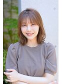 【CINQ】大柳 ふんわり大人可愛いミディアムロブ