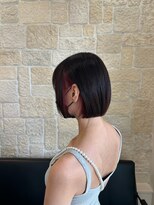 ヴァン カウンシル 川口店(VAN COUNCIL)&nbsp;大人ショートとインナーカラー レッド/ピンク/赤#1