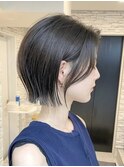 ショートボブ/簡単スタイリング/丸みショート/可愛い/20代30代