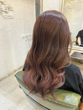 ヘアメイク リヴ(Hair Make Liv) ピンクグラデーション