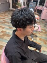 ミーネピンク 行徳店(Miene Pink)&nbsp;メンズカット＊ツイストスパイラル＊ニュアンスパーマ☆_行徳駅