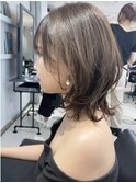 ネオウルフ×オフィスハイライトボブウルフウルフカット