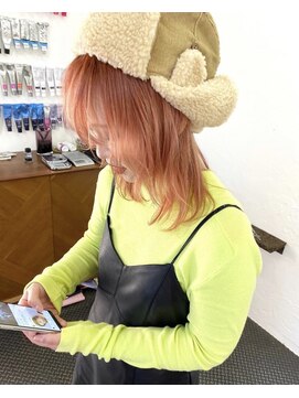 フィン(fin,) fin, ケアブリーチカラー/ハイトーン/ダブルカラー/パーマ/天神